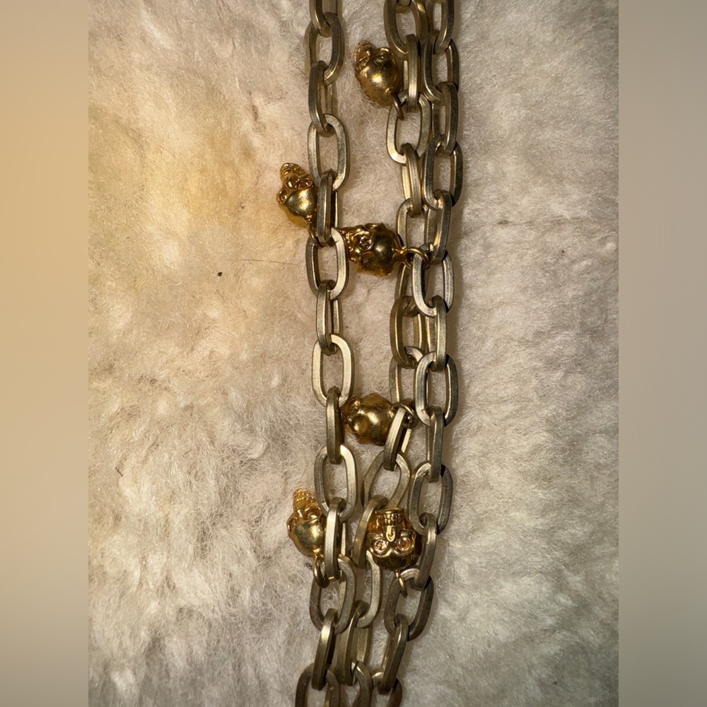 Alexander McQueen skull bracelet chain-link - Picture 4 of 5